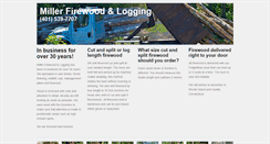 Desktop Screenshot of millerfirewood.com